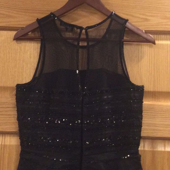 Parker Avril Sleeveless Sequin Stripe Tiered midi - Picture 9 of 11